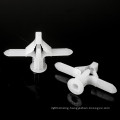 Nylon White Aircraft Toggle Anchor Expansion Wall Plug Plastic Drywall Wall Anchors with Screw